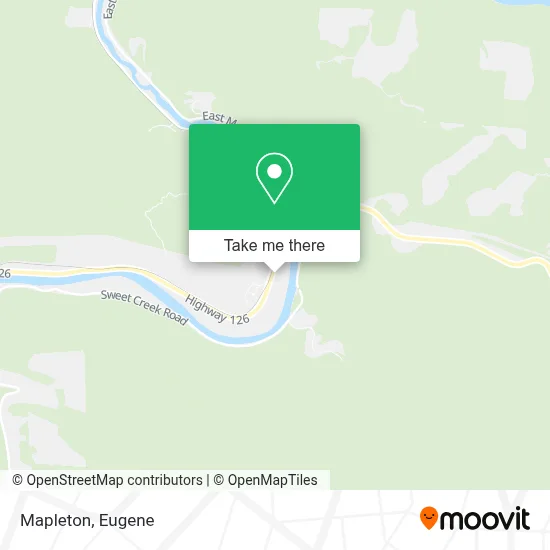 Mapleton map