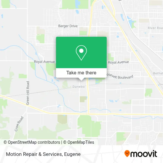 Motion Repair & Services map