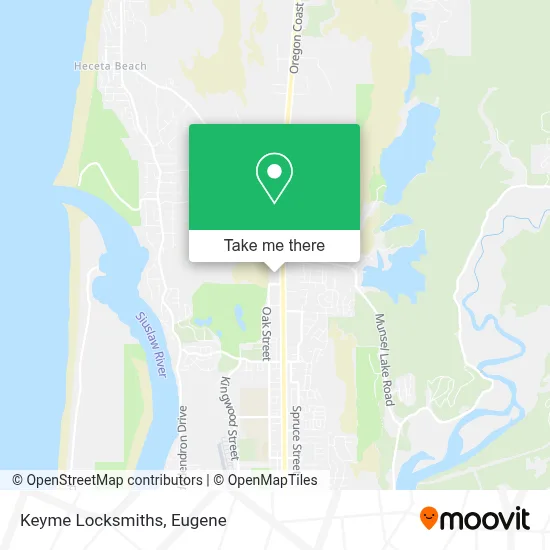 Keyme Locksmiths map