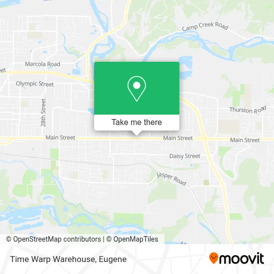 Time Warp Warehouse map