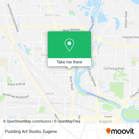 Pudding Art Studio map