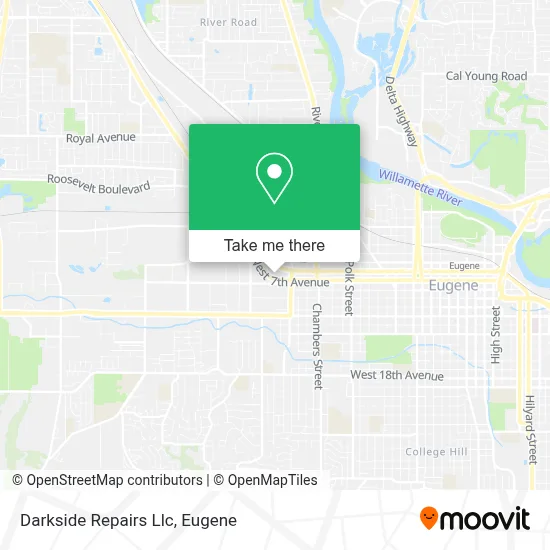 Darkside Repairs Llc map