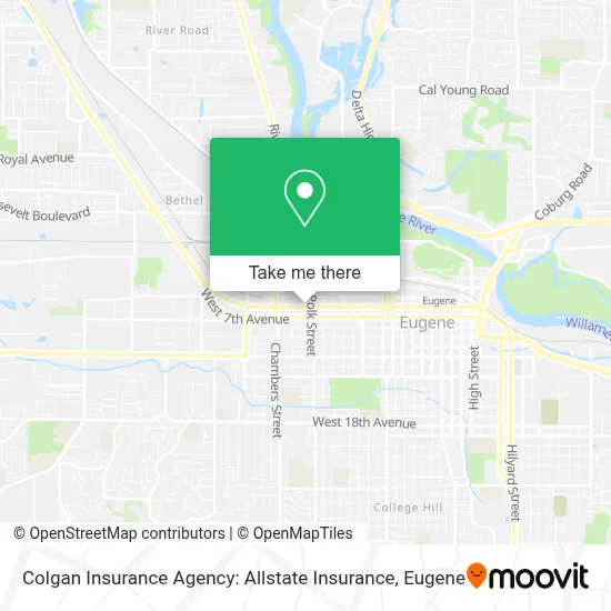 Colgan Insurance Agency: Allstate Insurance map