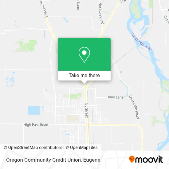 Oregon Community Credit Union map