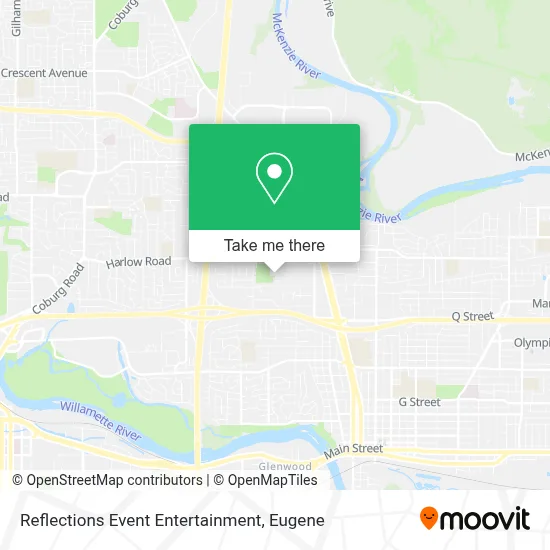 Reflections Event Entertainment map