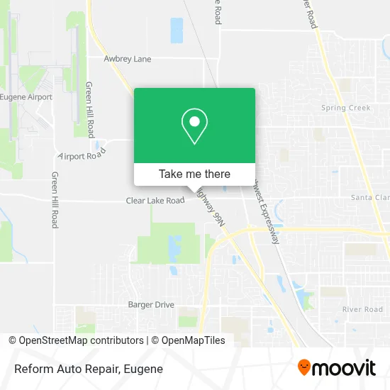Reform Auto Repair map