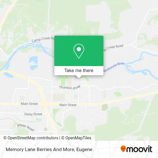 Memory Lane Berries And More map