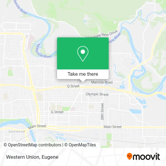 Western Union map