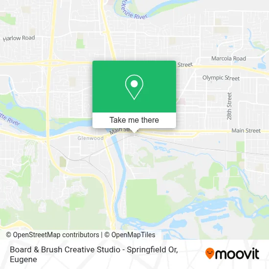 Board & Brush Creative Studio - Springfield Or map