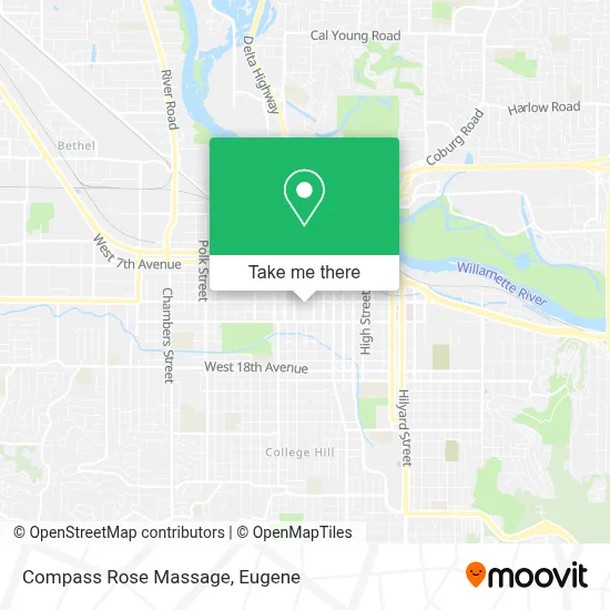 Compass Rose Massage map