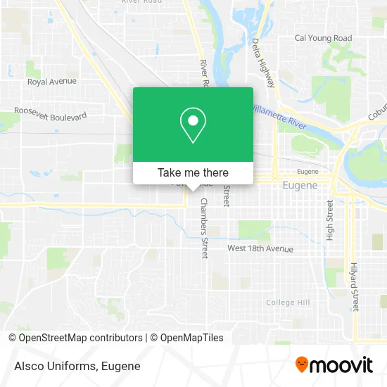 Alsco Uniforms map