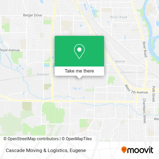 Cascade Moving & Logistics map