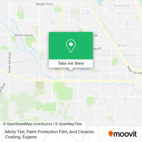 Minty Tint, Paint Protection Film, And Ceramic Coating map