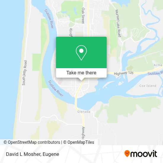 David L Mosher map