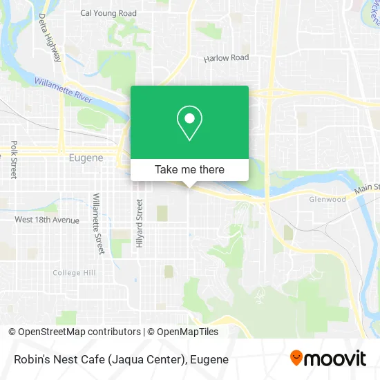 Mapa de Robin's Nest Cafe (Jaqua Center)