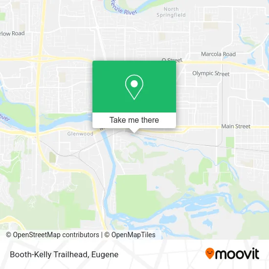 Mapa de Booth-Kelly Trailhead