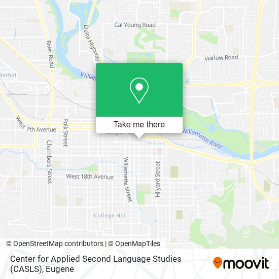 Mapa de Center for Applied Second Language Studies (CASLS)