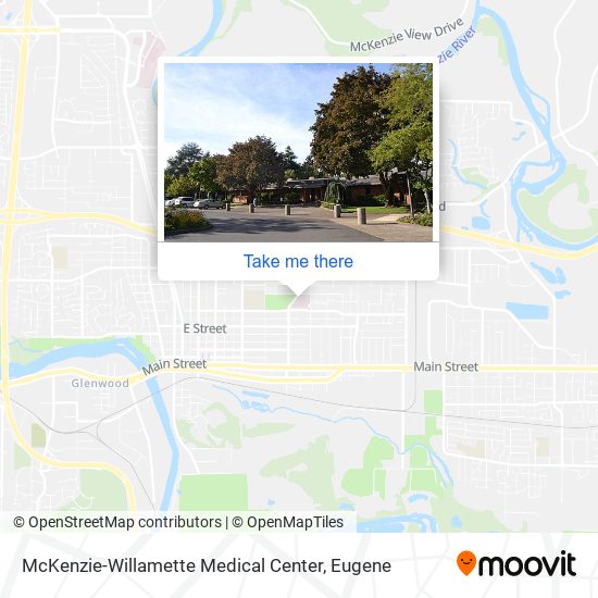 Mapa de McKenzie-Willamette Medical Center
