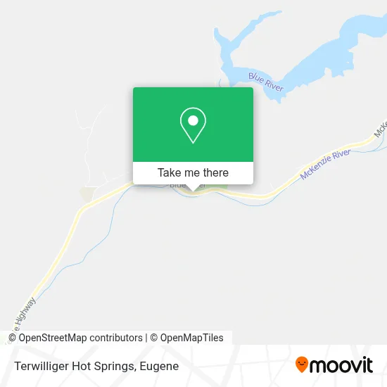 Terwilliger Hot Springs map