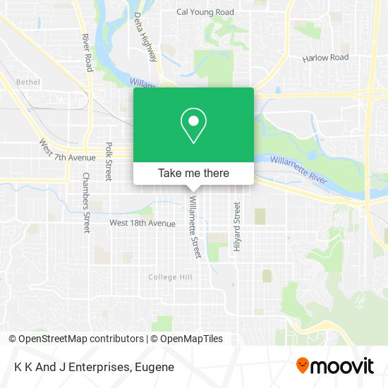 K K And J Enterprises map