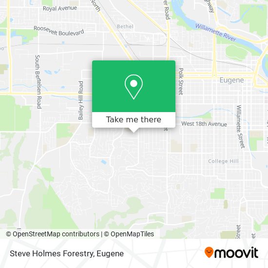 Mapa de Steve Holmes Forestry