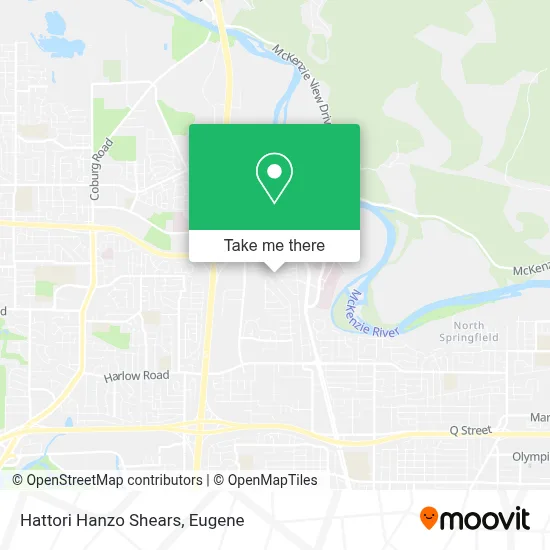Hattori Hanzo Shears map