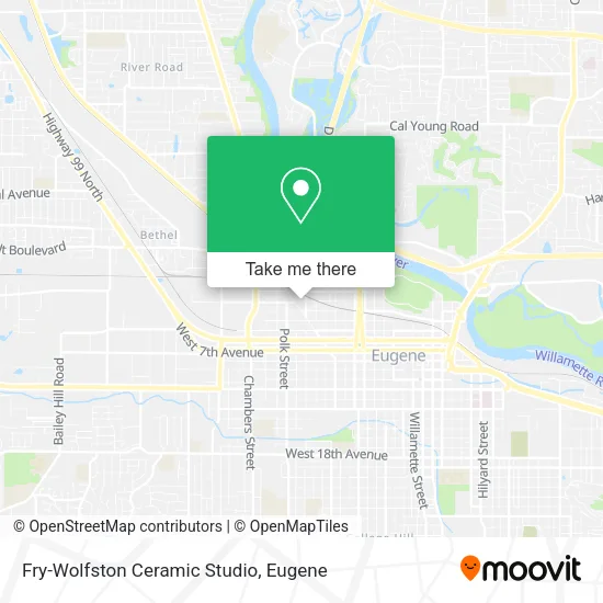 Mapa de Fry-Wolfston Ceramic Studio