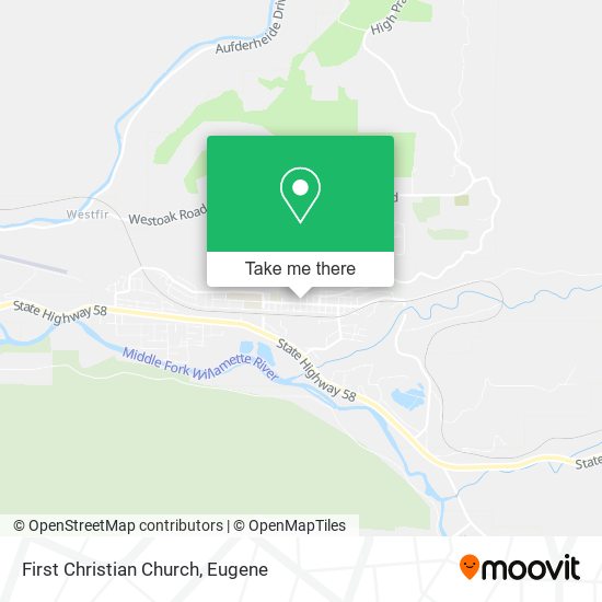 Mapa de First Christian Church