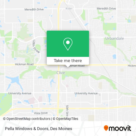 Pella Windows & Doors map