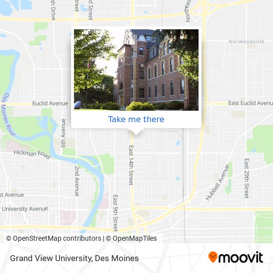 Mapa de Grand View University