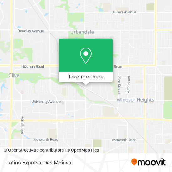 Mapa de Latino Express