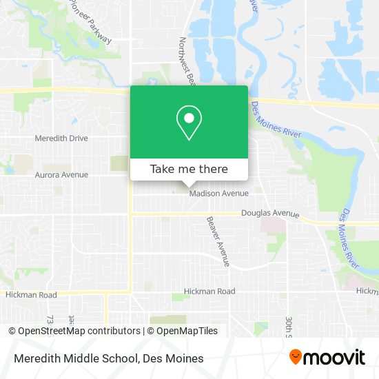 Mapa de Meredith Middle School