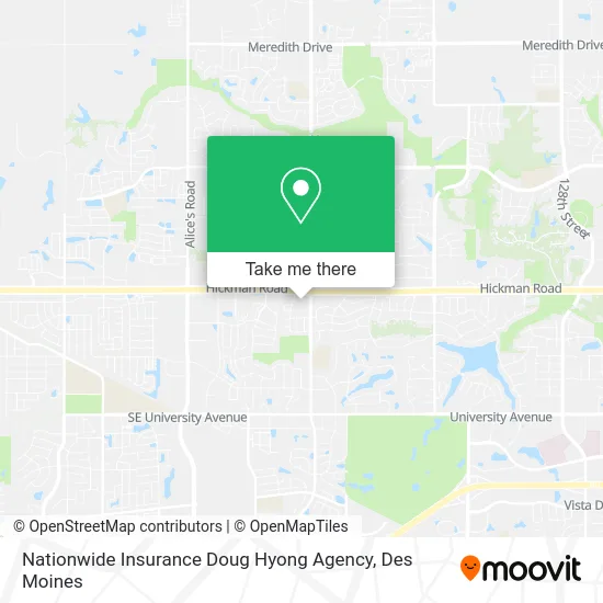 Nationwide Insurance Doug Hyong Agency map