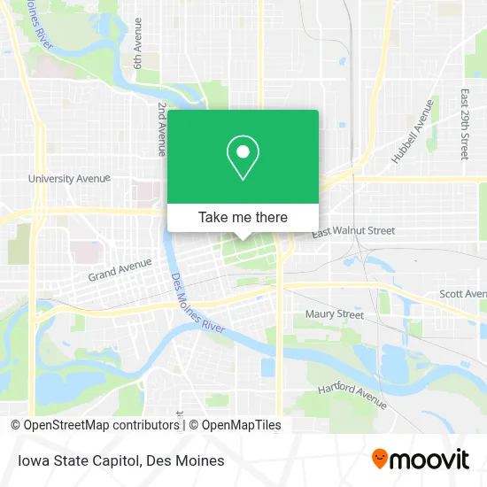 Iowa State Capitol map