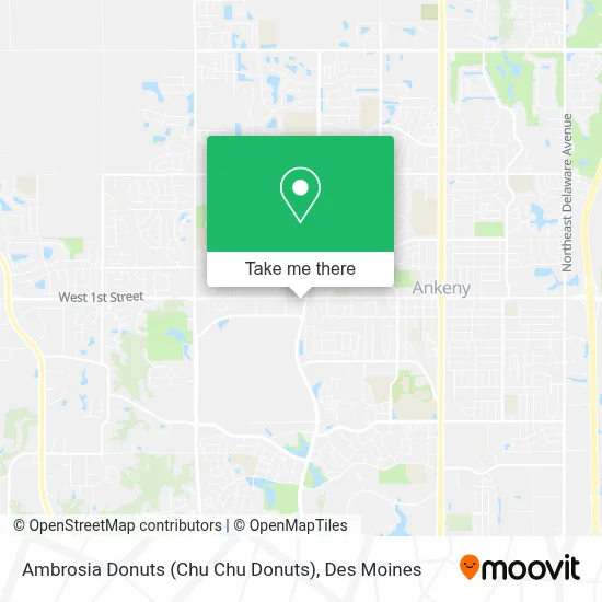 Ambrosia Donuts (Chu Chu Donuts) map