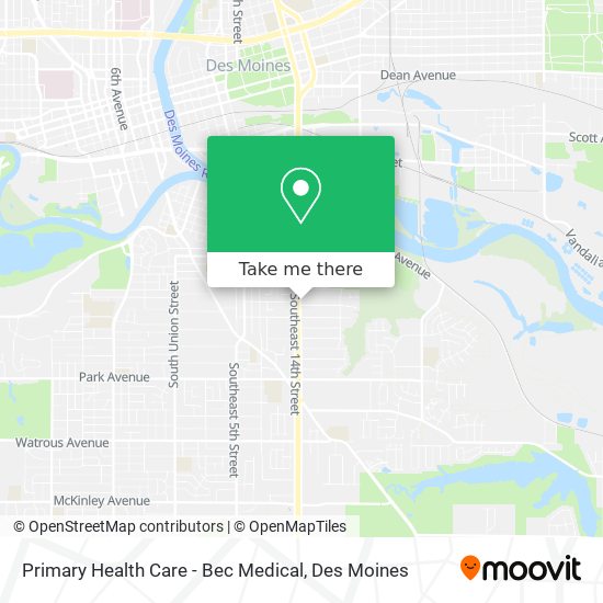 Primary Health Care - Bec Medical map