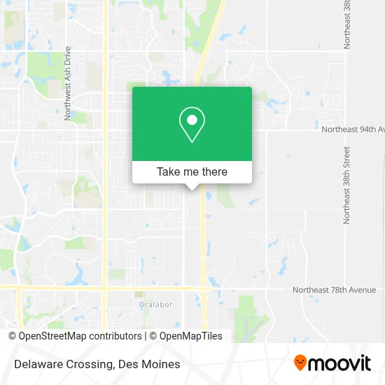 Delaware Crossing map