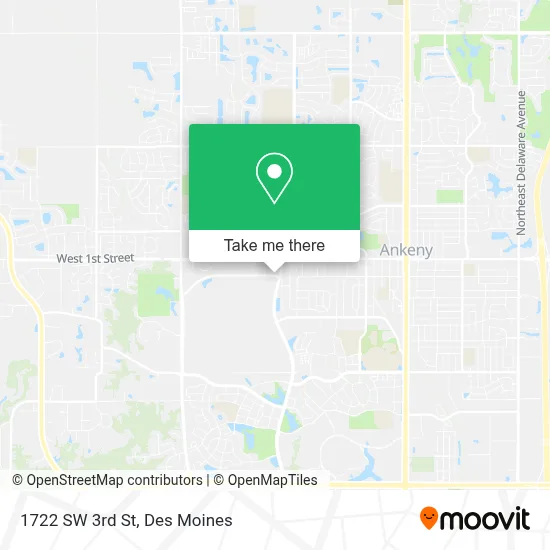 1722 SW 3rd St map