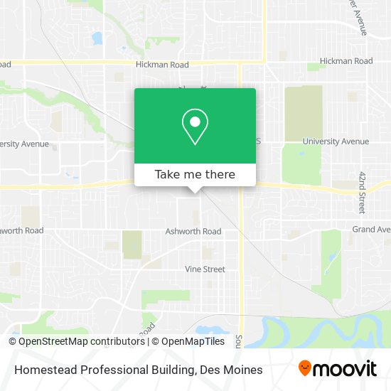 Homestead Professional Building map