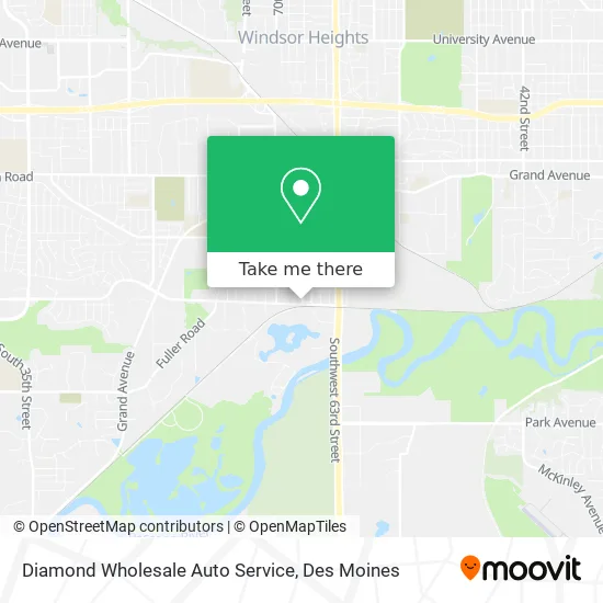 Diamond Wholesale Auto Service map