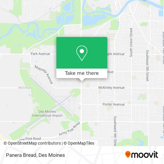 Mapa de Panera Bread