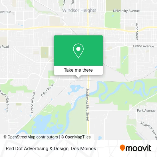 Red Dot Advertising & Design map