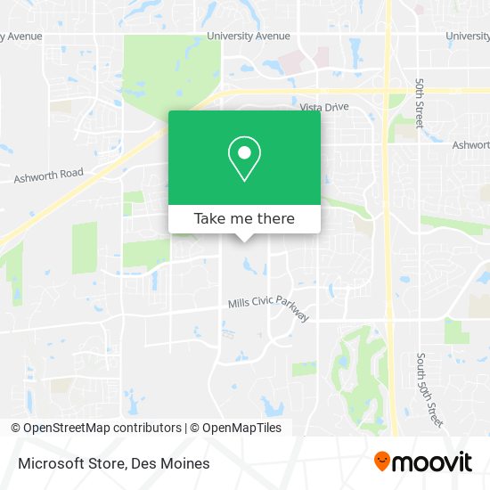 Microsoft Store map