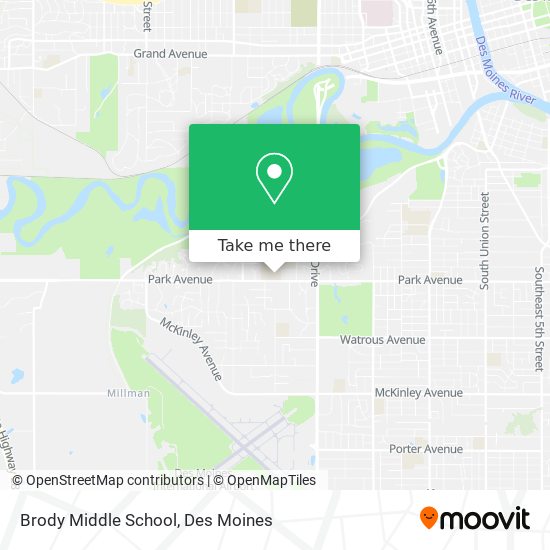 Brody Middle School map