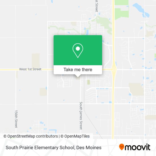 South Prairie Elementary School map