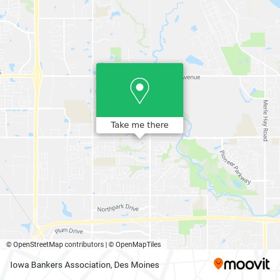 Iowa Bankers Association map
