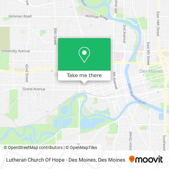 Mapa de Lutheran Church Of Hope - Des Moines