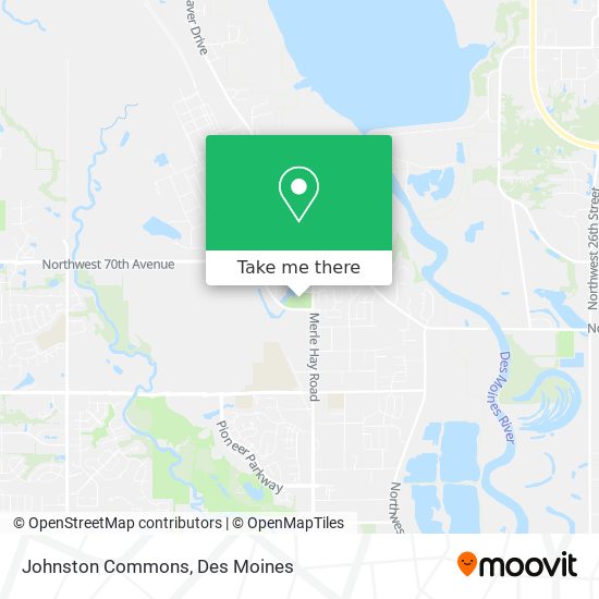 Mapa de Johnston Commons