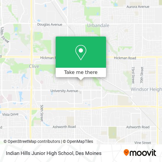 Mapa de Indian Hills Junior High School