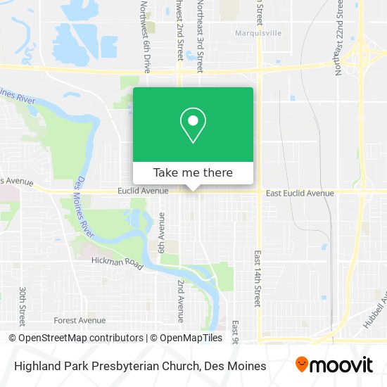 Mapa de Highland Park Presbyterian Church